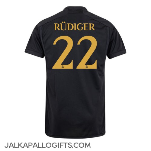 Real Madrid Antonio Rudiger #22 Kolmaspaita 2023-24 Lyhythihainen